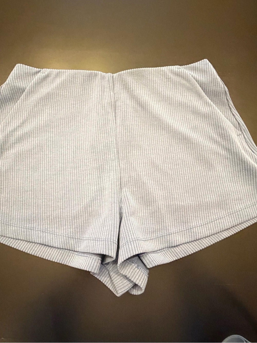 Lululemon Ribbed Softstreme High Rise Ribbed Short Oasis Blue - Picture 4 of 4